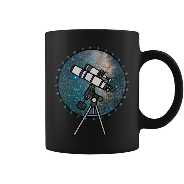 Astronomy Telescope Night Sky Observation Galaxy Coffee Mug