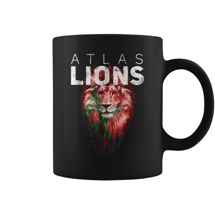 Atlas Lions Morocco Soccer Flag Football  Gift Coffee Mug