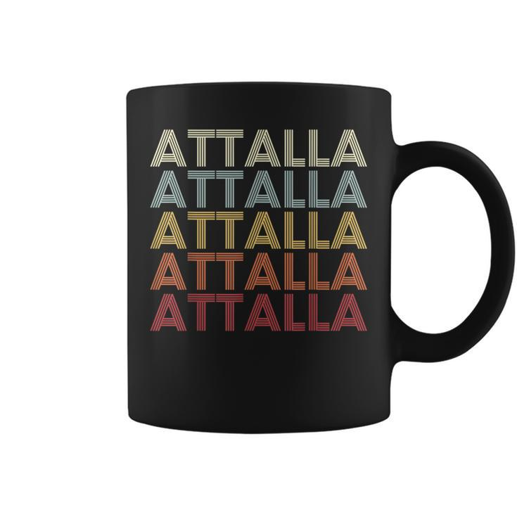 Attalla Alabama Attalla Al Retro Vintage Text Coffee Mug
