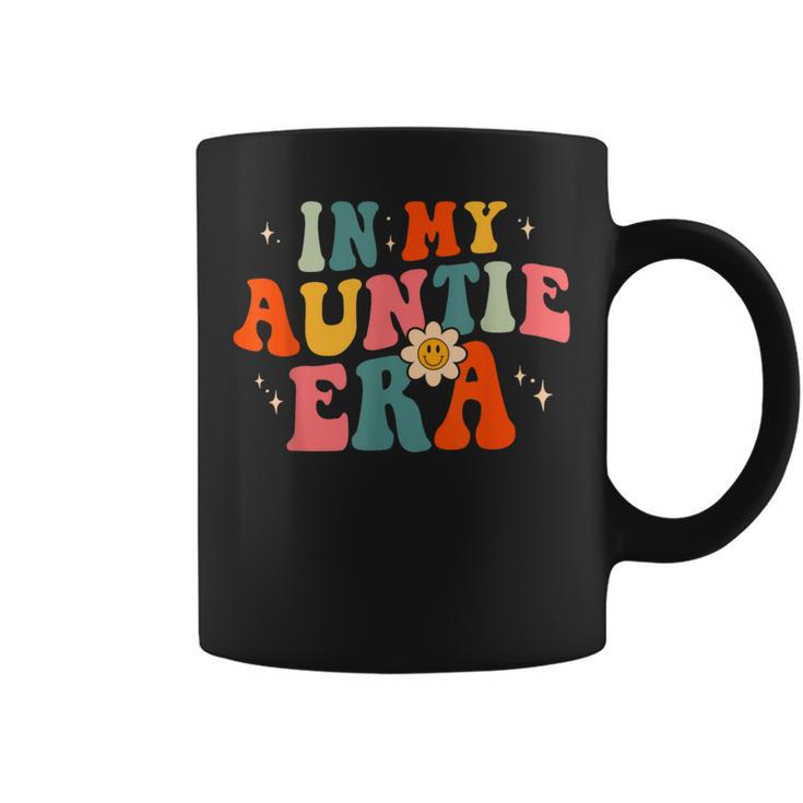 In My Auntie Era Groovy Aunt Retro Cool Aunt Birthday Coffee Mug