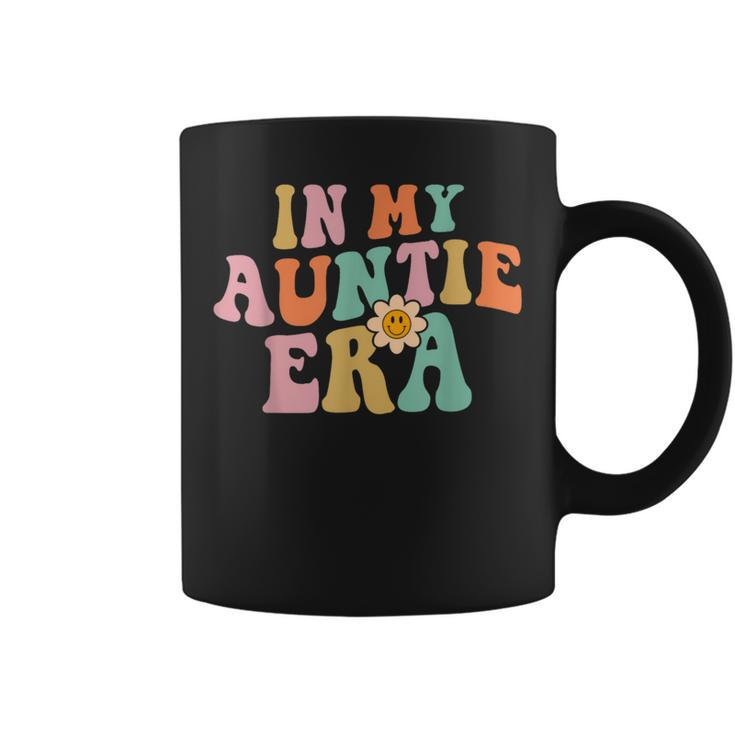 In My Auntie Era Groovy Aunt Retro Cool Aunt Birthday Coffee Mug