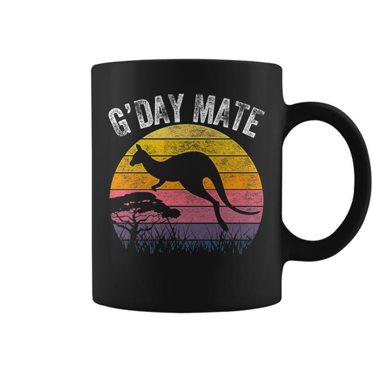 Australia Gday Mate  Funny Kangaroo Australian Symbol   Coffee Mug