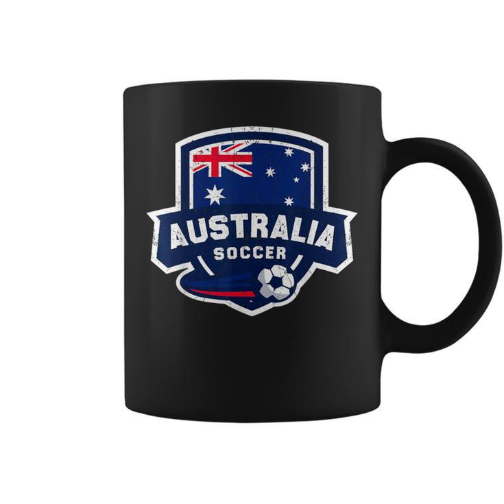 Australia Soccer Team Lover Australian Flag Patriotic Bo Coffee Mug
