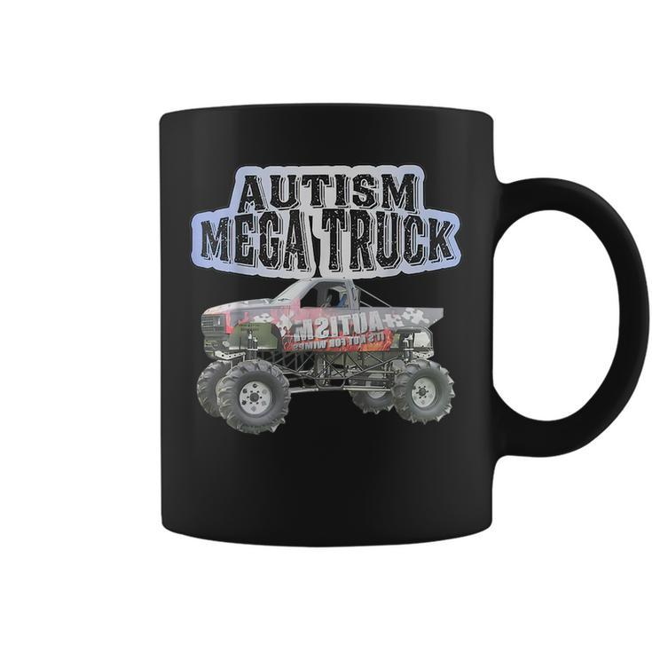 Autism Mega Truck Funny Truck Lover Autism Awareness  Coffee Mug