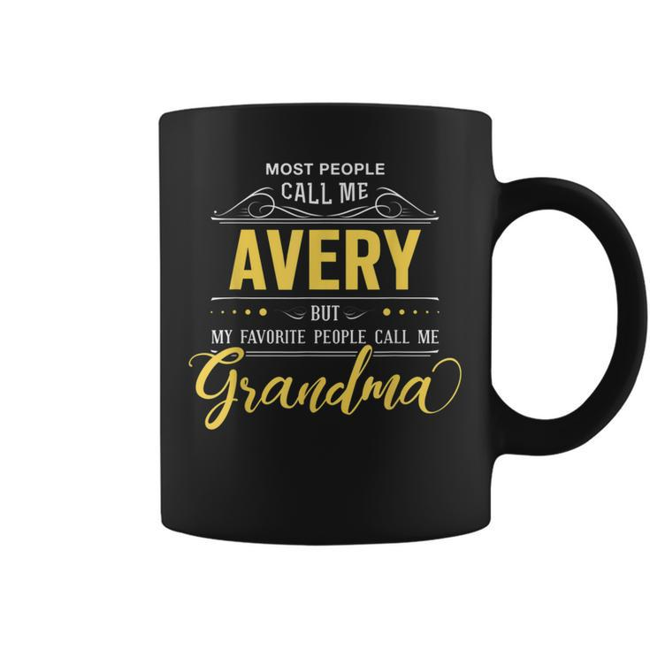 Avery Name My Favorite People Call Me Grandma Coffee Mug
