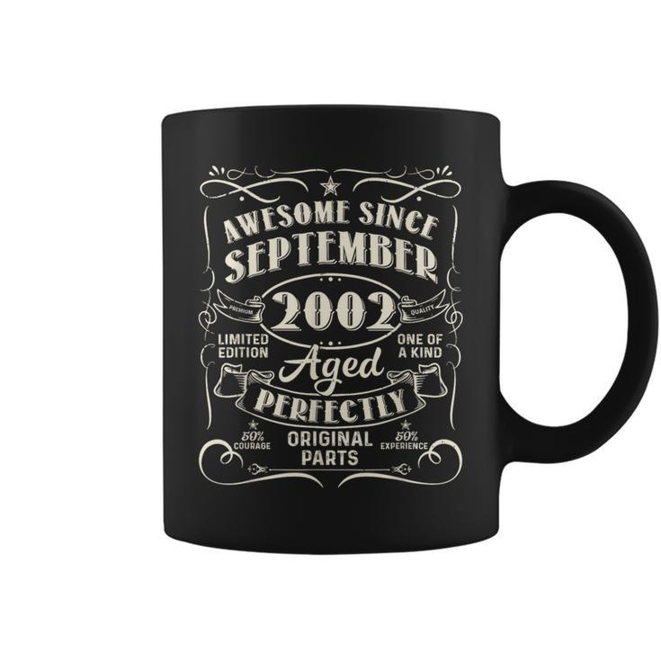 Awesome Since September 2002 21 Years Old 21St Birthday Coffee Mug