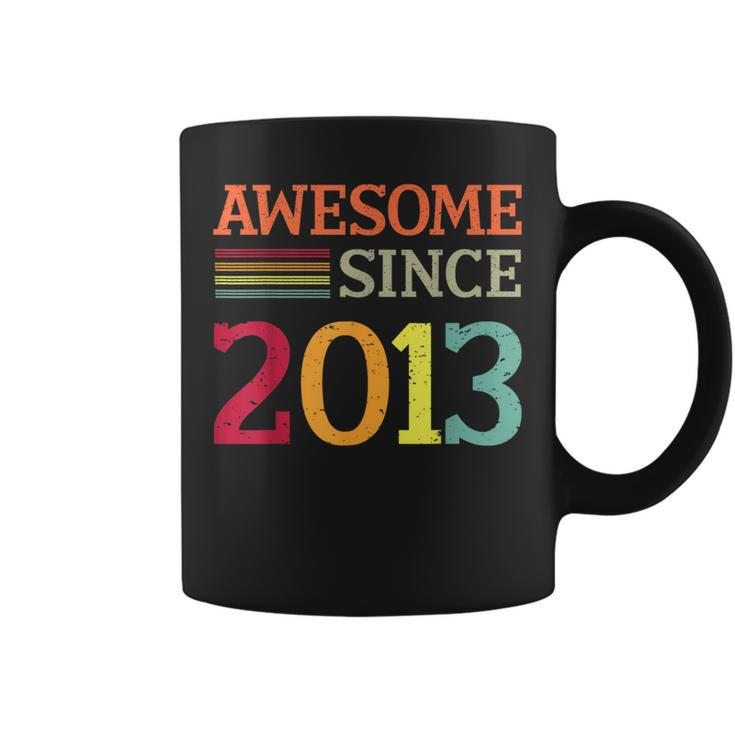 Awesome Since 2013 10Th Birthday Retro Vintage  Coffee Mug