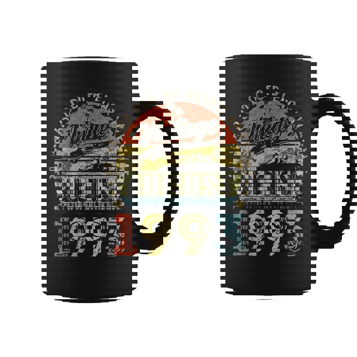 Awesome Since August 1993 Vintage Gift Men 30Th Birthday 30Th Birthday Funny Gifts Coffee Mug