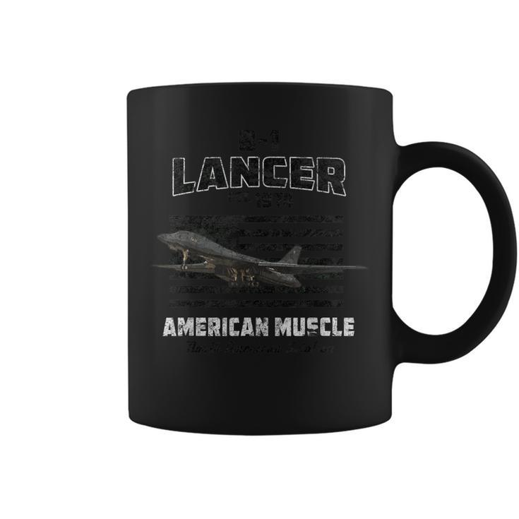 B-1 Lancer Bomber Airplane American Muscle Coffee Mug