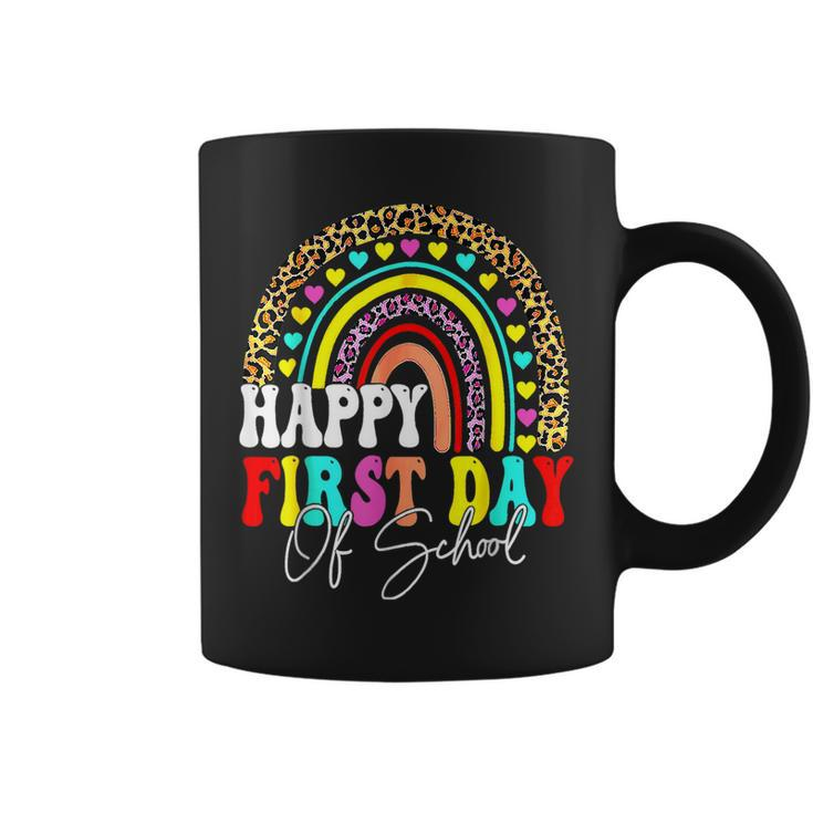 Back To School Funny Happy First Day Of School For Teachers  Coffee Mug
