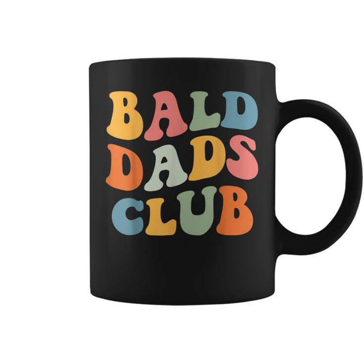 Bald Dads Club Funny Dad Fathers Day Bald Head Joke  Gift For Women Coffee Mug
