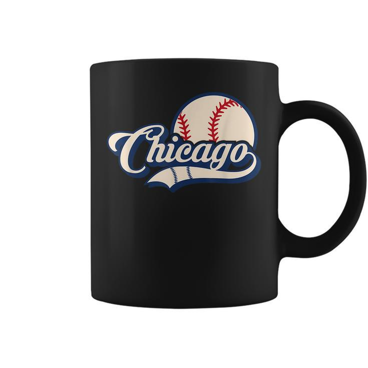 Baseball American Lover Chicago Baseball  Coffee Mug