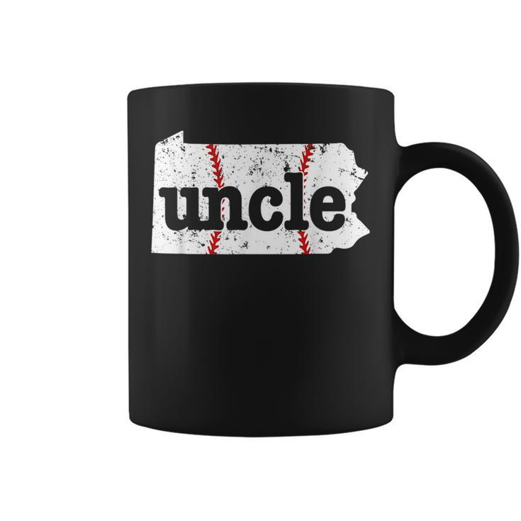 Baseball Uncle  Pennsylvania Softball Uncle Coffee Mug