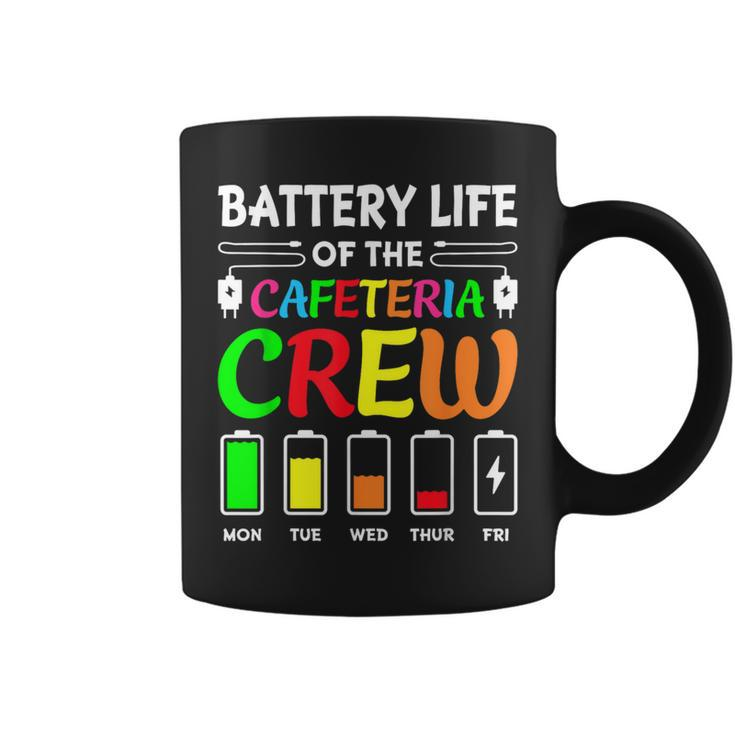 Battery Life Of The Cafeteria Crew Cafeteria School Coffee Mug