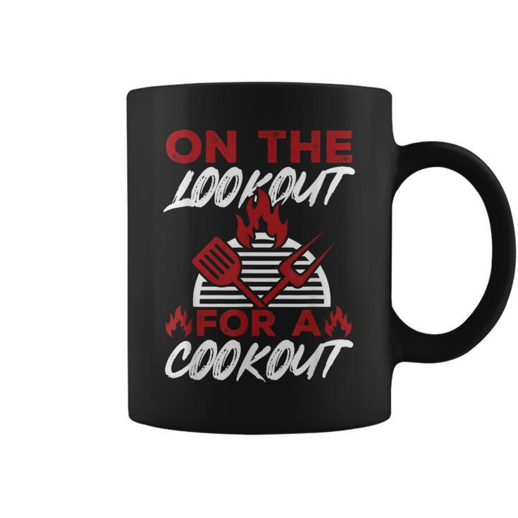 Bbq Barbeque On The Lookout For A Cookout Coffee Mug