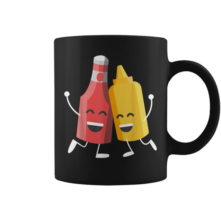 Bbq Bff Ketchup & Mustard Best Friends Forever Coffee Mug