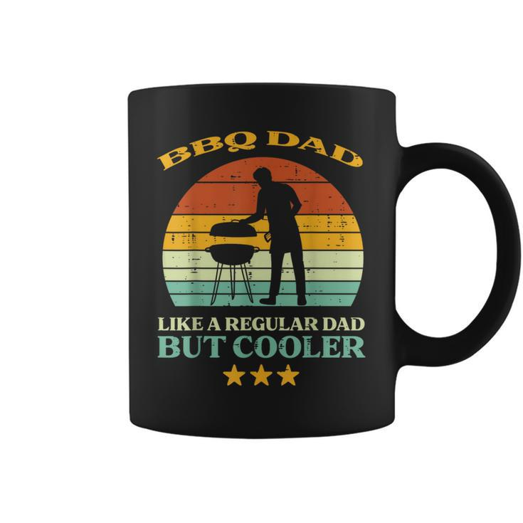 Bbq Dad Cooler Retro Barbecue Grill Fathers Day Daddy Papa Coffee Mug