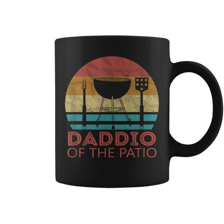 Bbq Funny Daddio Of The Patio Fathers Day Bbq Grill Dad  Gift For Mens Coffee Mug