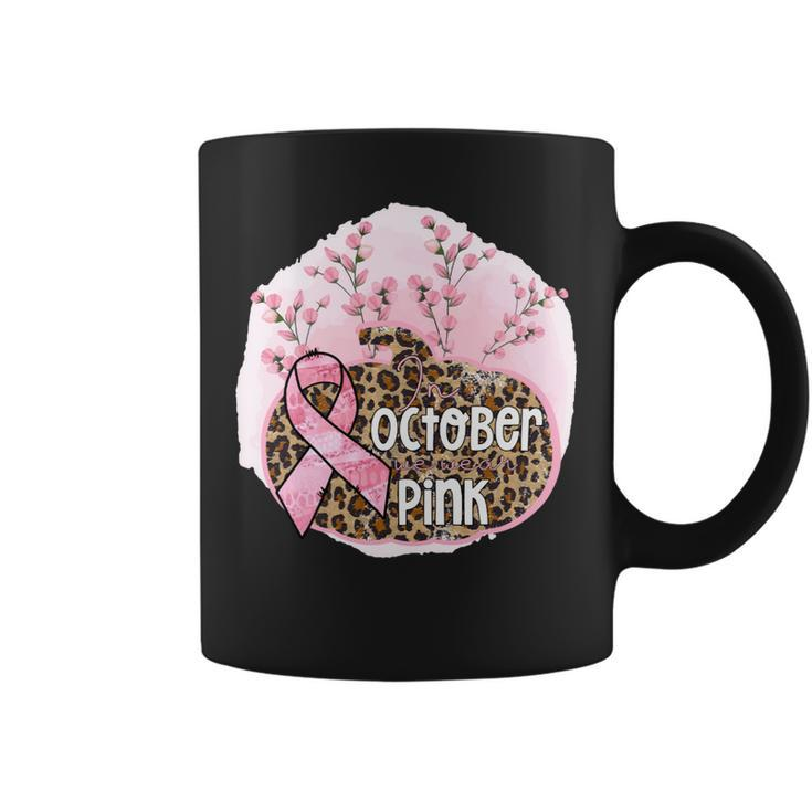 Bc Breast Cancer Awareness In October We Wear Pink Breast Cancer Awareness Pink October 50 Cancer Coffee Mug