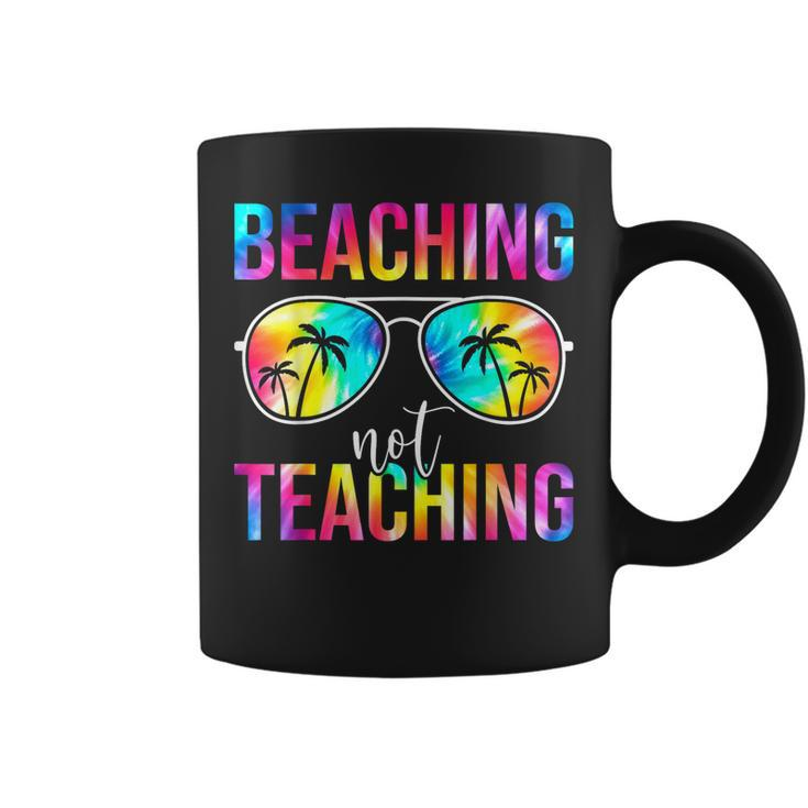 Beaching Not Teaching Funny Summer Teacher Beach Vacation Coffee Mug