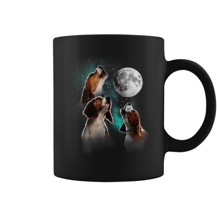 Beagle Howling At The Moon Beagle Owner Beagle Coffee Mug