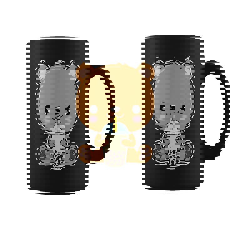 Bear Boba Bubble Milk Tea Kawaii Cute Animal Lover Gifts For Bear Lovers Funny Gifts Coffee Mug