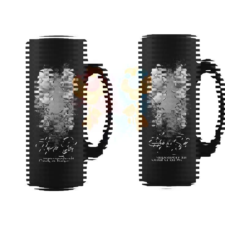 Bears Balloons Grandpa Can Bearly Wait Gender Reveal  Coffee Mug