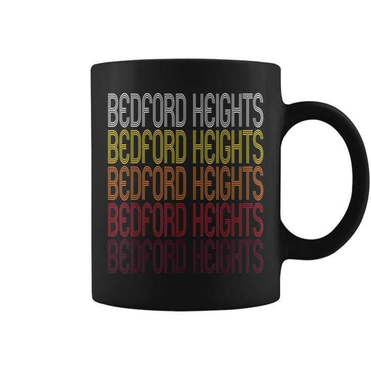 Bedford Heights Oh Vintage Style Ohio Coffee Mug