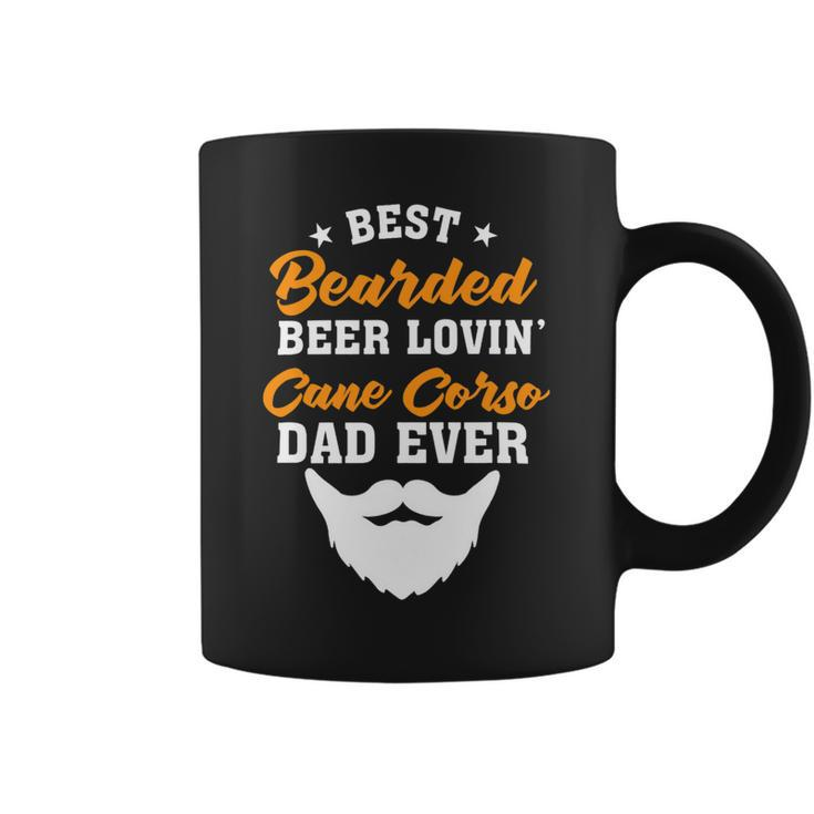 Beer Best Bearded Beer Lovin Pomeranian Dad Funny Dog Lover Coffee Mug