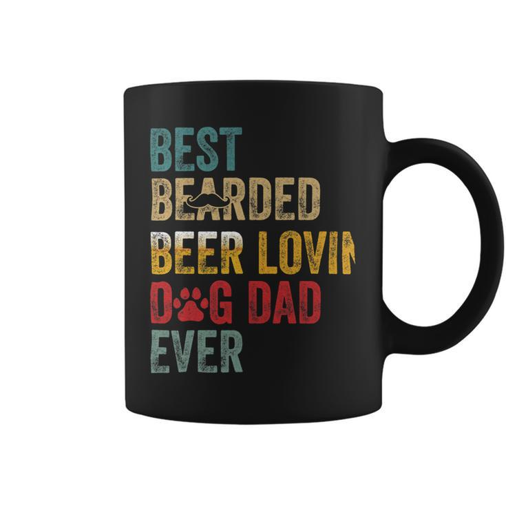 Beer Best Beards Beer Lovin Dog Dad Ever Father Papa Vintage Coffee Mug