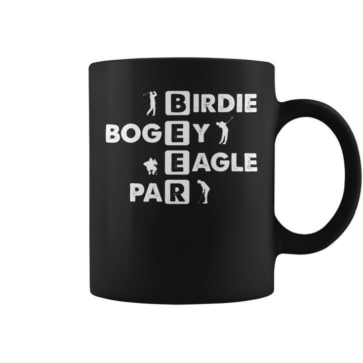 Beer Birdie Bogey Eagle Par Beer Funny Golf Golfing Golfer Gift Coffee Mug