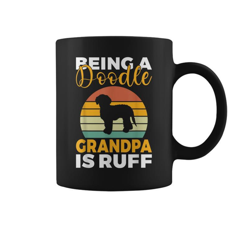 Being A Doodle Grandpa Is Ruff Golden Doodle Grandpa  Coffee Mug