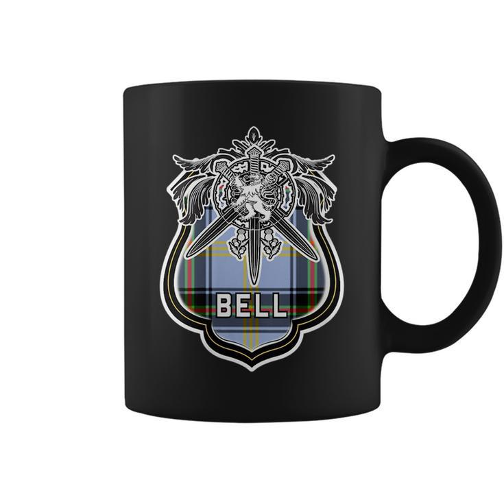 Bell Scottish Clan Family Tartan Lion Sword Name Gift For Womens Bell Funny Gifts Coffee Mug