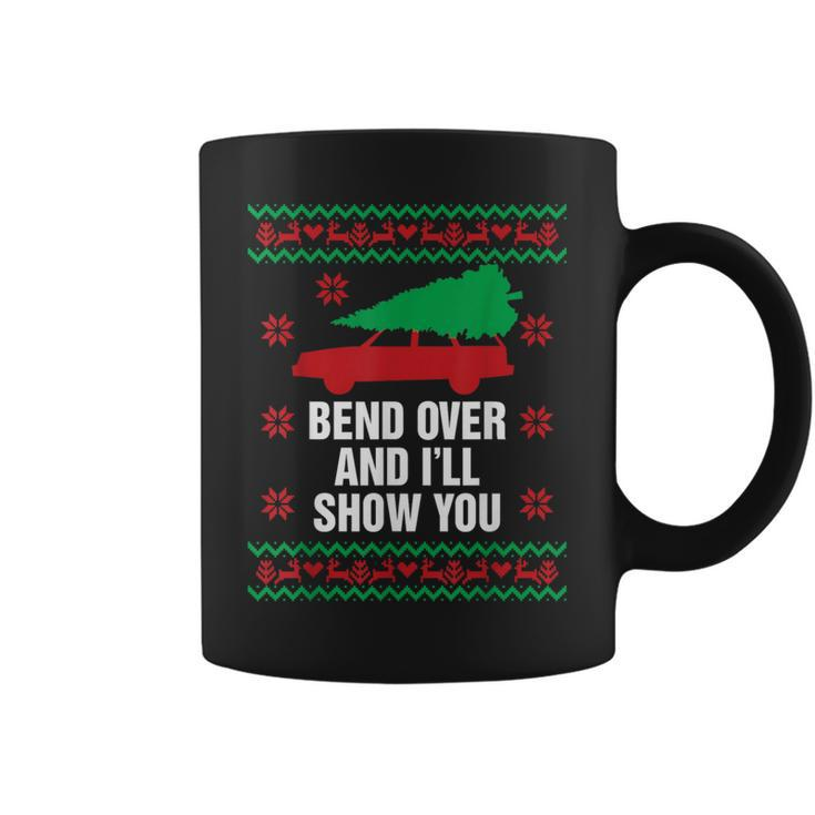 Bend Over And I'll Show You Christmas Couple Matching Family Coffee Mug