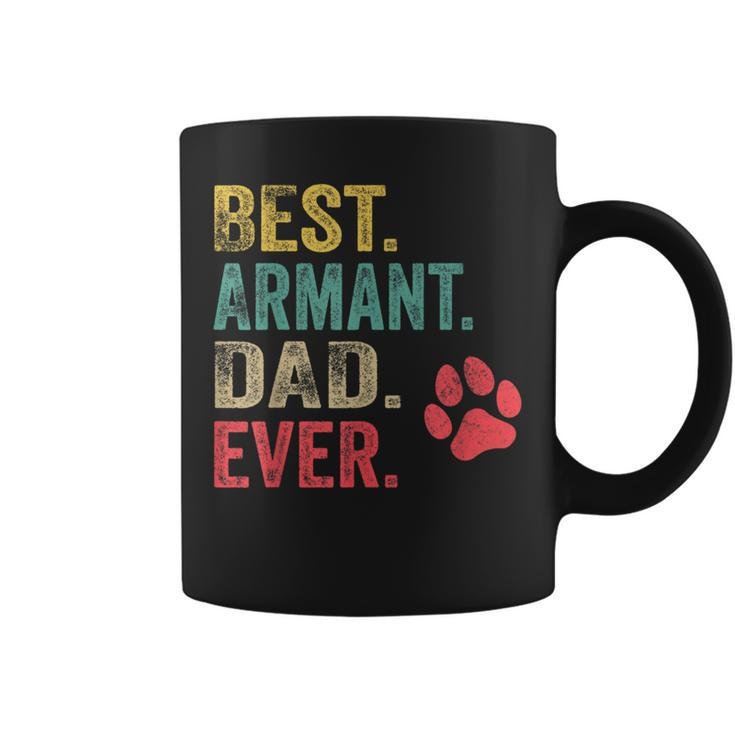 Best Armant Dad Ever Vintage Father Dog Lover Coffee Mug