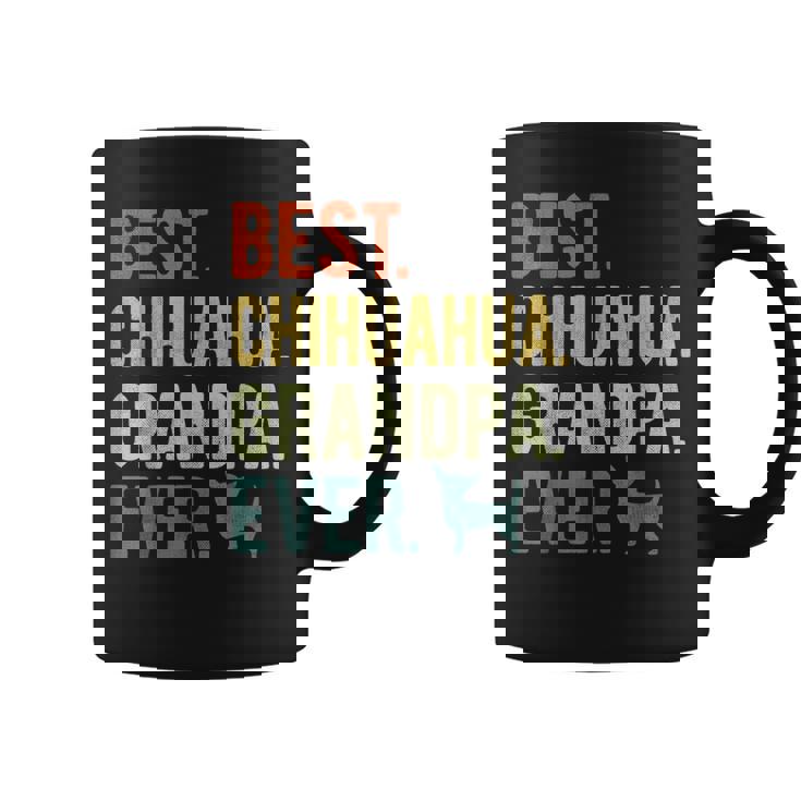 Best Chihuahua Grandpa Ever Dog Lovers Fathers Day Coffee Mug
