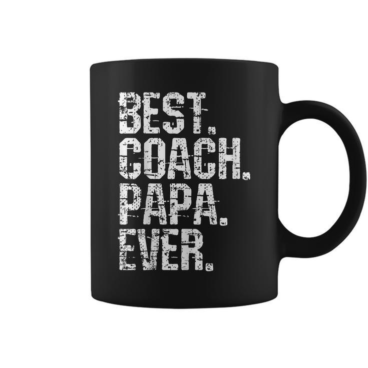 Best Coach Papa Ever Fathers Day Grand Daddy  Coffee Mug