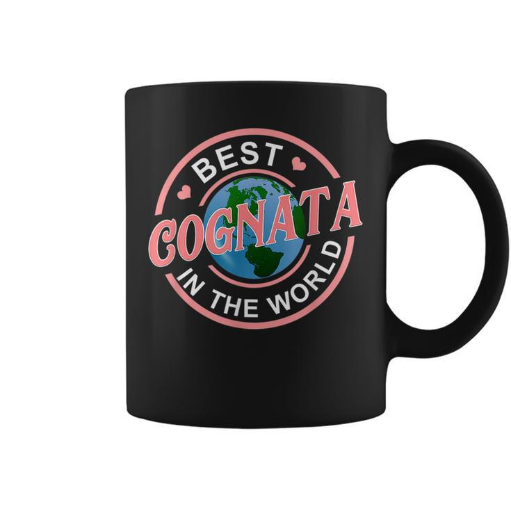 Best Cognata In The World Funny Italian Sister In Law Gift  Coffee Mug