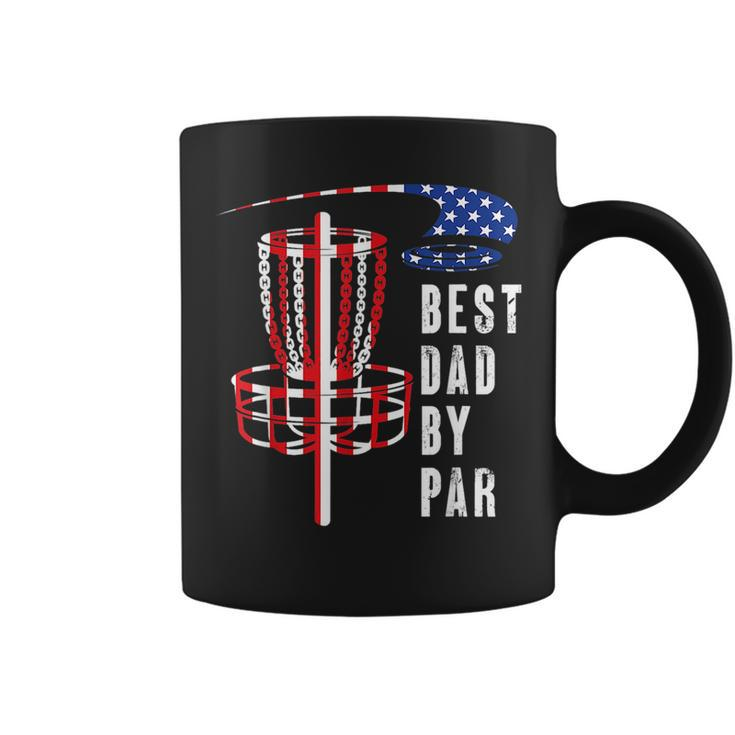 Best Dad By Par Disc Golf Dad 4Th Of July Fathers Day  Coffee Mug