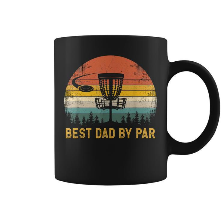 Best Dad By Par  Disc Golf Dad Fathers Day Coffee Mug