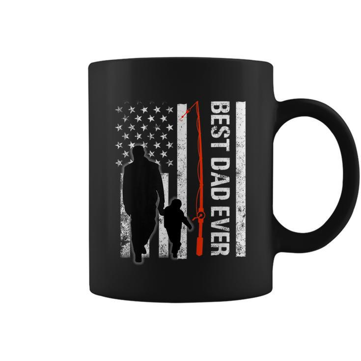 Best Dad Ever American Flag Best Gifts For Dad Love Family  Coffee Mug