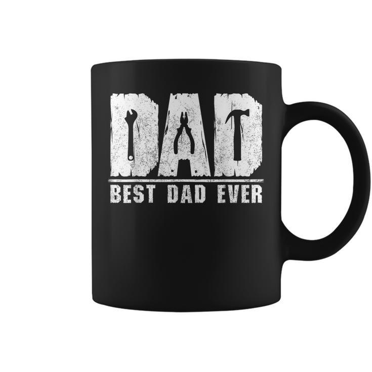 Best Dad Ever Handyman Mechanic Fathers Day Repairman Fixers Gift For Mens Coffee Mug
