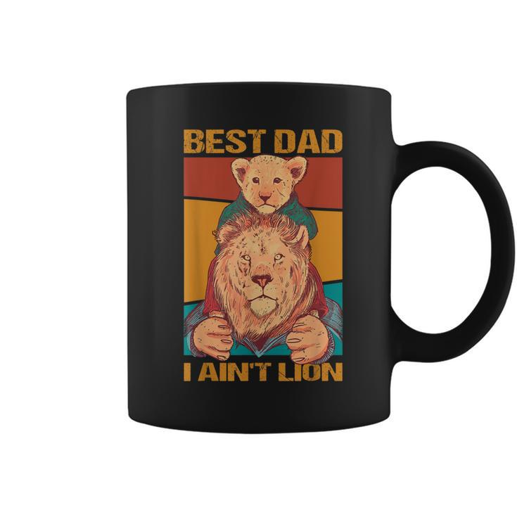 Best Dad Funny Fathers Day Lion For Daddy  Gift For Mens Coffee Mug