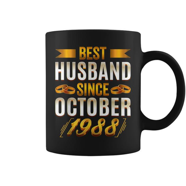 Best Husband Since October 1988 Funny 32Nd Anniversary Gift For Mens Coffee Mug