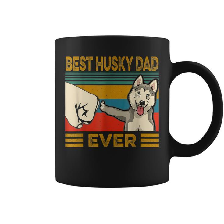 Best Husky Dad Ever I Love My Husky  Gift For Mens Coffee Mug