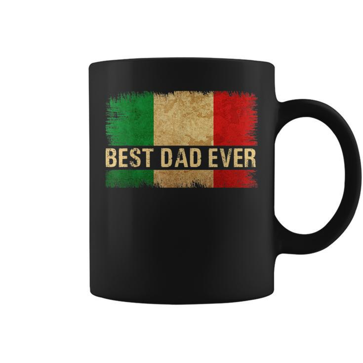 Best Italian Dad Ever Italia Flag Pride Fathers Day Gift  Coffee Mug