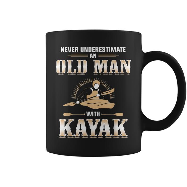 Best Kayak T | Never Underestimate Old Man Coffee Mug