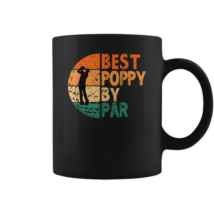 Best Poppy By Par Golf Fathers Day Golfing Funny  Coffee Mug