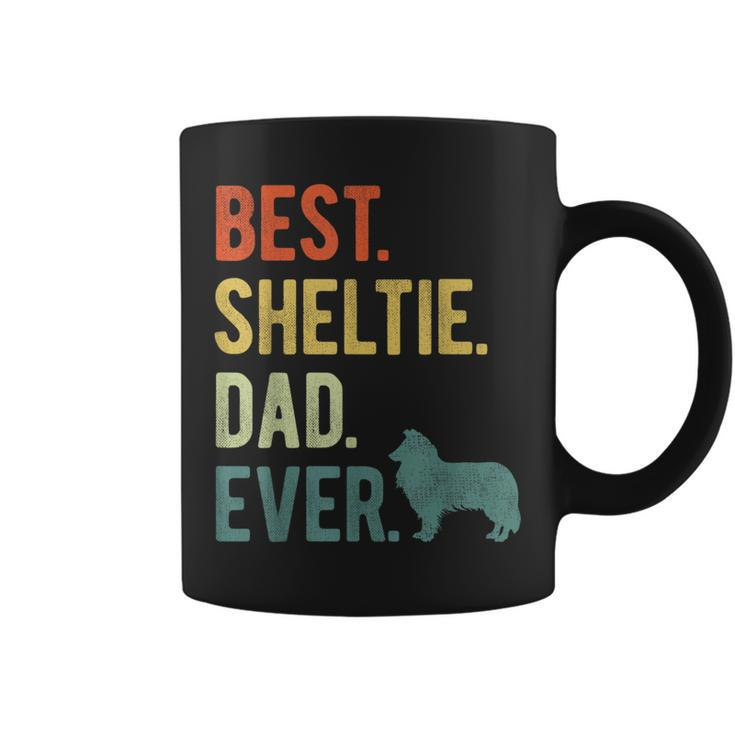 Best Sheltie Dad Ever Dog Daddy Fathers Day  Coffee Mug