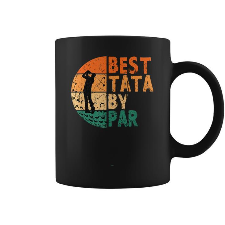 Best Tata By Par Golf Fathers Day Golfing Funny Coffee Mug